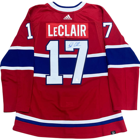 John LeClair Autographed Montreal Canadiens Pro Jersey