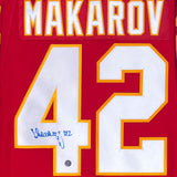 Sergei Makarov Autographed Calgary Flames Pro Jersey