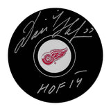Dominik Hasek Autographed Detroit Red Wings Puck