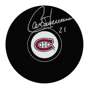 Guy Carbonneau Autographed Montreal Canadiens Puck