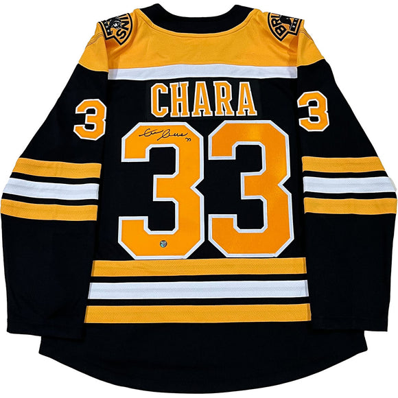 Zdeno Chara Autographed Boston Bruins Replica Jersey