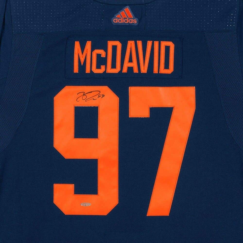 Connor McDavid Autographed Edmonton Oilers Alternate Pro Jersey