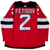 Viacheslav Fetisov Autographed New Jersey Devils Pro Jersey