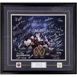 1992-93 Toronto Blue Jays Back-to-Back World Series Autographed Limited-Edition Framed Lithograph #92/93