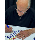 Michael J. Fox/Christopher Lloyd Autographed "OUTATIME" License Plate