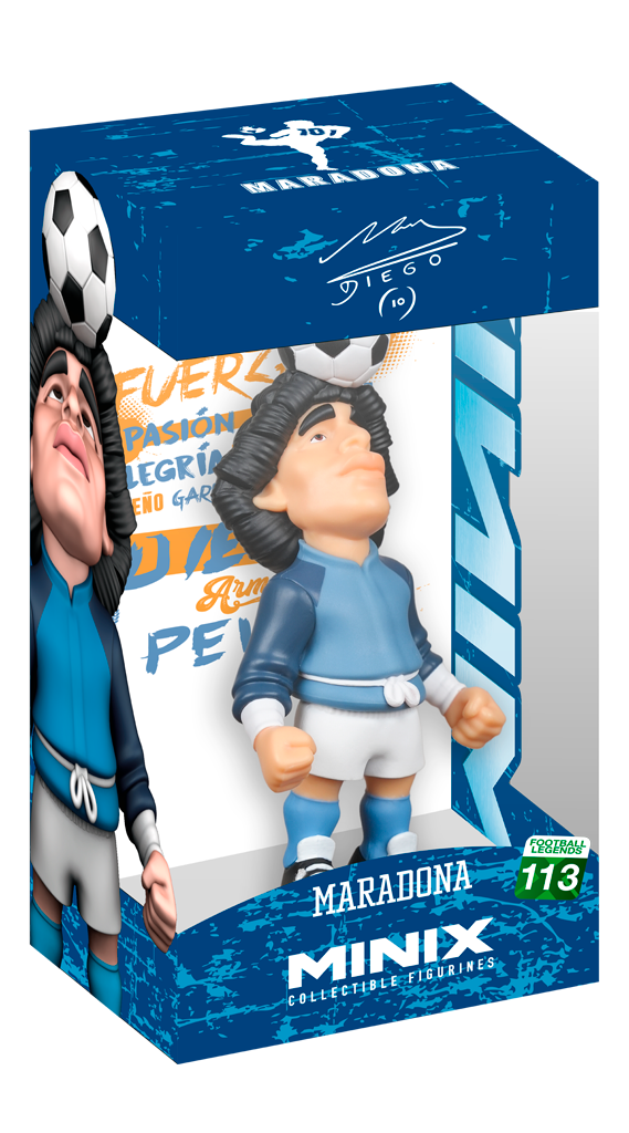 Diego Maradona Minix Collectible Figurine – Frozen Pond
