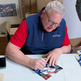 Marty McSorley Autographed Los Angeles Kings 8X10 Photo (Fight)