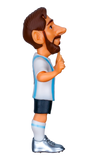 Lionel Messi Argentina Minix Collectible Figurine