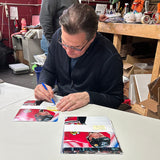 Ed Olczyk Autographed Chicago Blackhawks 8X10 Photo (w/Savard)