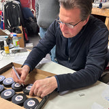 Ed Olczyk Autographed Winnipeg Jets Puck