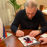 Vladislav Tretiak Autographed CCCP 8X10 Photo (w/Referee)