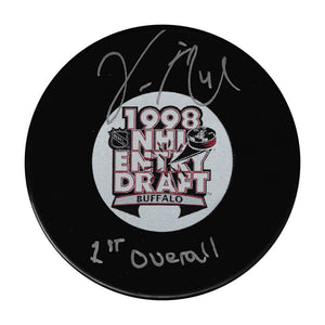 Vincent Lecavalier Autographed 1998 NHL Draft Puck w/"1st Overall"