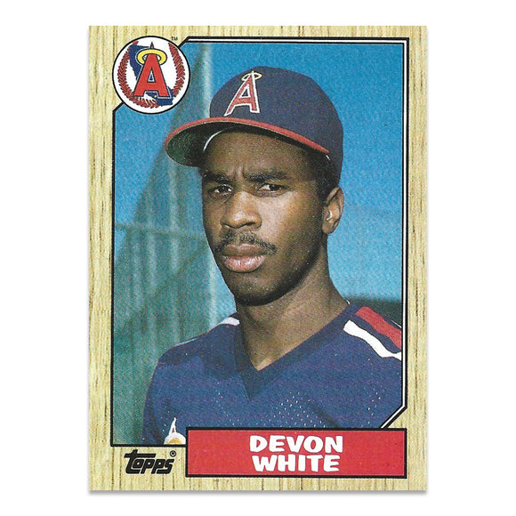 Devon White 1987 Topps Baseball Rookie Card