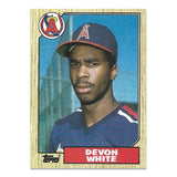 Devon White 1987 Topps Baseball Rookie Card