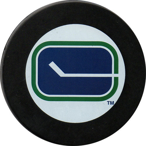 Vancouver Canucks Stick Old Logo Puck –