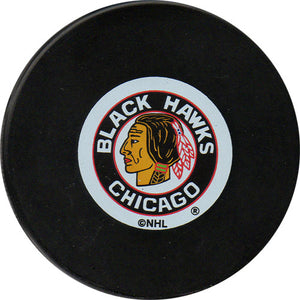 Chicago Blackhawks Original 6 Logo Puck