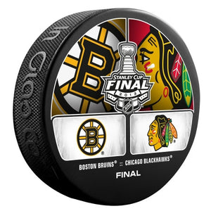 2013 Stanley Cup Finals Dueling Logos Puck