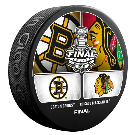 2013 Stanley Cup Finals Dueling Logos Puck