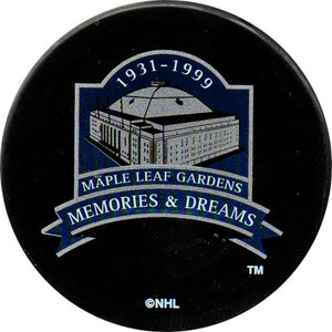 Derek King Signed Toronto Maple Leaf Gardens Final Game Puck Leafs -  Autographed NHL Pucks at 's Sports Collectibles Store