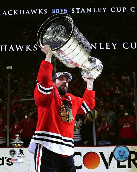 2015 Stanley Cup - Patrick Sharp Unsigned 8X10 Photo