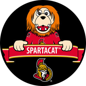 Spartacat Ottawa Senators Mascot Puck