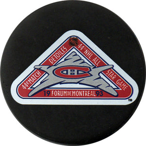 1993 All-Star Game Puck - Montreal