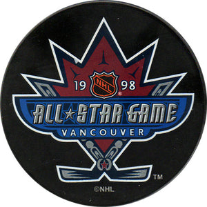 1998 All-Star Game Puck - Vancouver