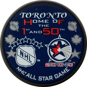 2000 All-Star Game Puck - Toronto - 1st & 50th