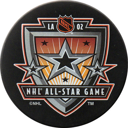 2002 All-Star Game Puck - Los Angeles