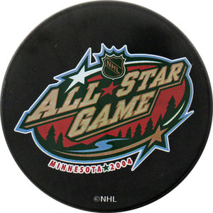 2004 All-Star Game Puck - Minnesota