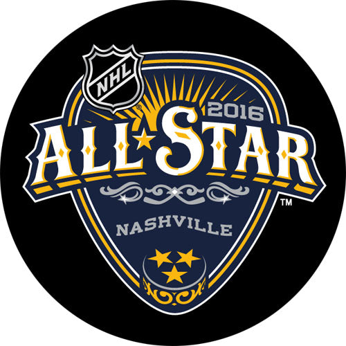 2016 All-Star Game Puck - Nashville