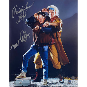 Michael J. Fox/Christopher Lloyd Autographed 'Back to the Future' 11X14 Photo