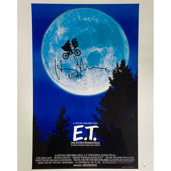 Henry Thomas Autographed E.T. 16X20 Movie Poster Photo