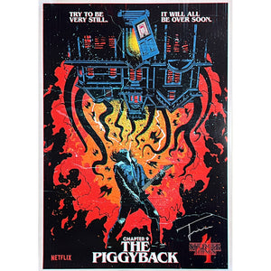 Joseph Quinn Autographed "The Piggyback" 20X28 Poster