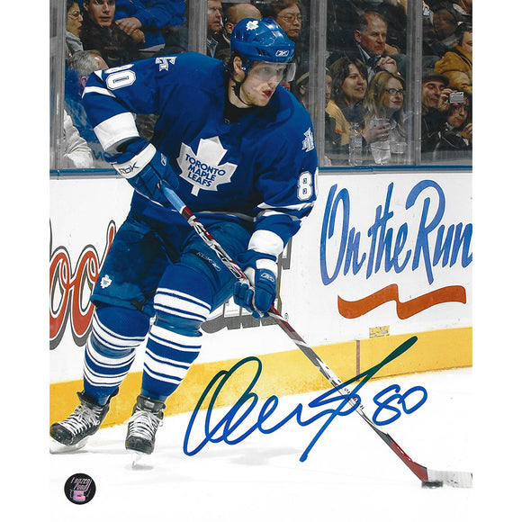 Nik Antropov Autographed Toronto Maple Leafs 8X10 Photo