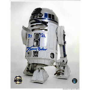 Kenny Baker Autographed Star Wars 8X10 Photo