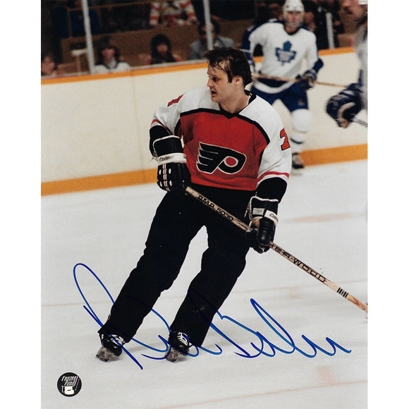 Bill Barber Autographed Philadelphia Flyers 8X10 Photo (Pants)