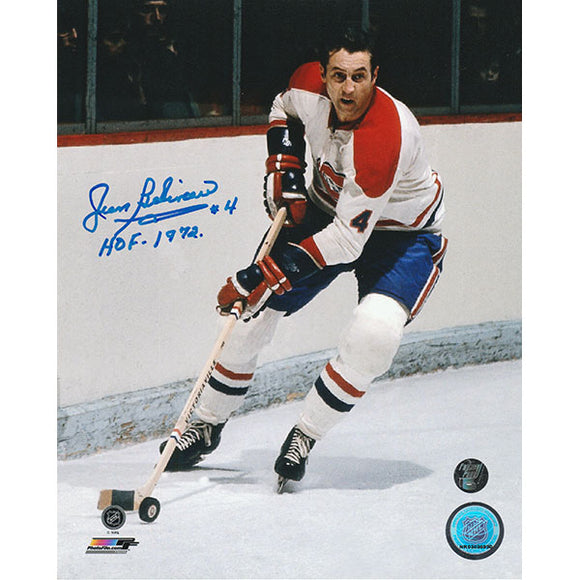 Jean Beliveau (deceased) Autographed Montreal Canadiens 8X10 Photo (Photo 2)