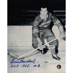 Emile "Butch" Bouchard (deceased) Autographed Montreal Canadiens 8X10 Photo