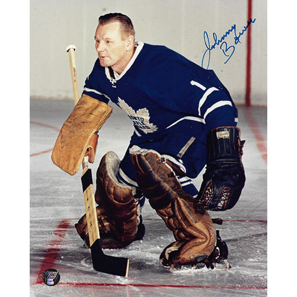 Johnny Bower (deceased) Autographed Toronto Maple Leafs 8X10 Photo