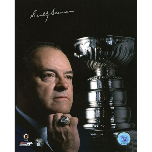 Scotty Bowman Autographed Detroit Red Wings 8X10 Photo (w/Ring)