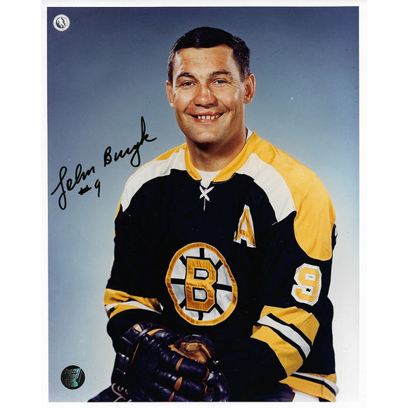 John Bucyk Autographed Boston Bruins 8X10 Photo