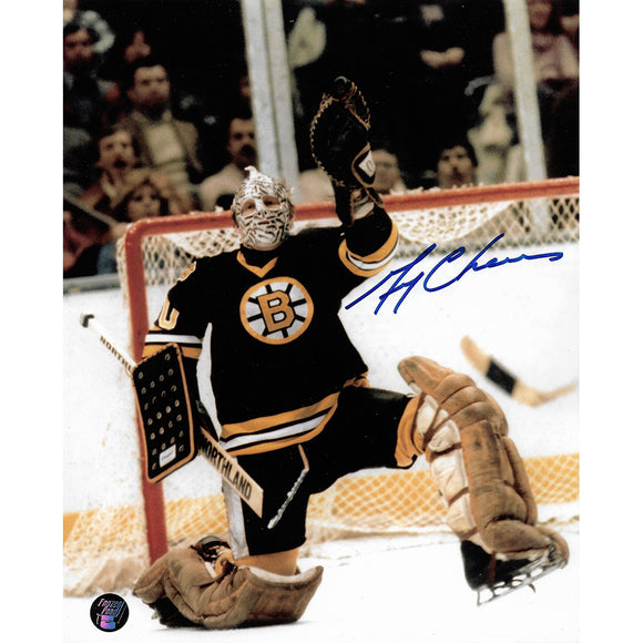 Gerry Cheevers Autographed Boston Bruins 8X10 Photo