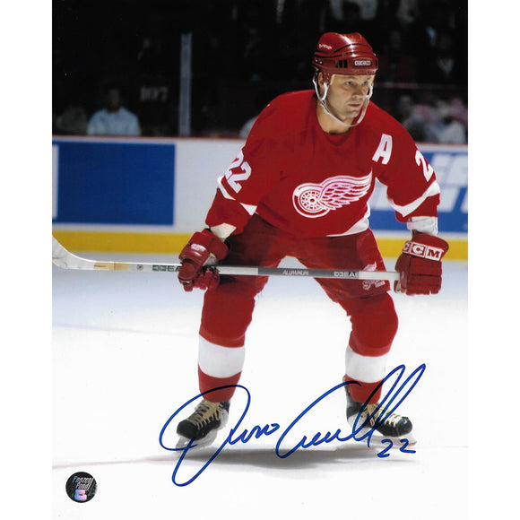 Dino Ciccarelli Autographed Detroit Red Wings 8X10 Photo