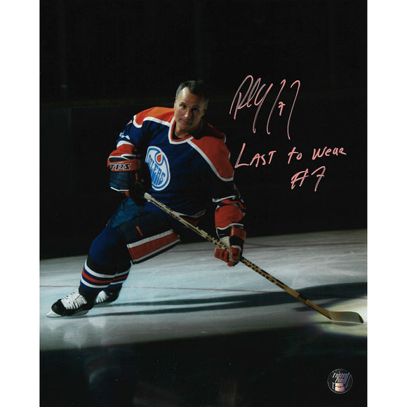 Paul Coffey Autographed Edmonton Oilers 8X10 Photo (w/
