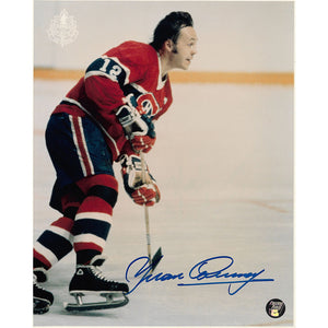 Yvan Cournoyer Autographed Montreal Canadiens 8X10 Photo (Skating)