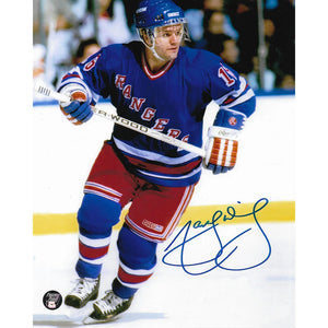 Marcel Dionne Autographed New York Rangers 8X10 Photo
