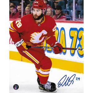 Dillon Dube Autographed Calgary Flames 8X10 Photo