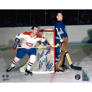 Dick Duff Autographed Montreal Canadiens 8X10 Photo (w/Bower)
