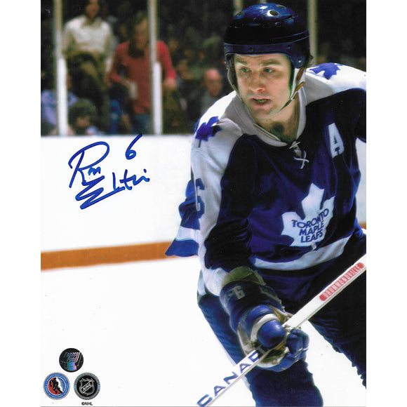 Ron Ellis (deceased) Autographed Toronto Maple Leafs 8X10 Photo (w/